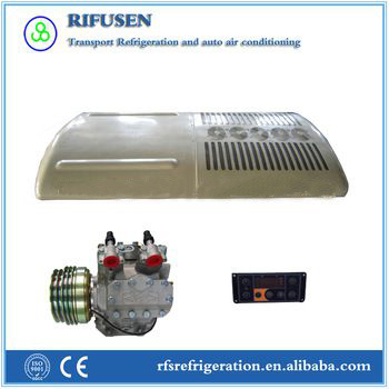 Model AC36, rooftop bus air conditioner with 5 condenser fan and 8 evaporator fan