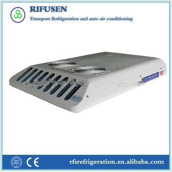 Model:AC12, monoblock design rooftop 12v bus cooling machine