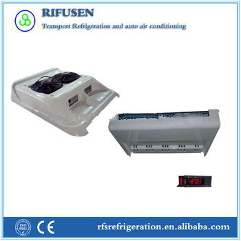 Model: R380T, new style rooftop split 12v vans refrigerator for milk and fruit