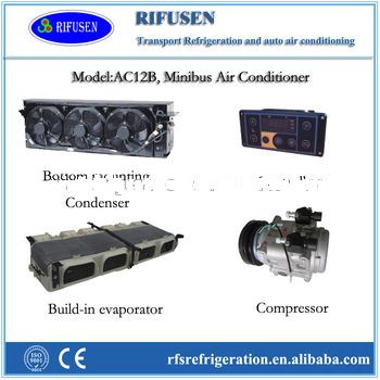 Model:AC12B, cooling capacity 12KW, Build-in evaporator & bottom mouting condenser type auto air conditioner for minibus