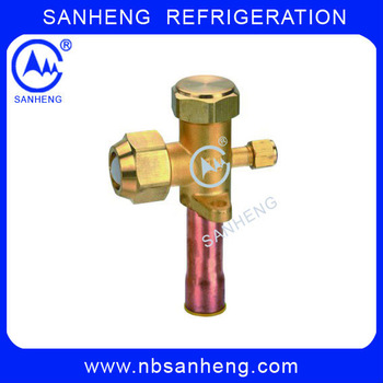 Air conditioner copper outdoor valves