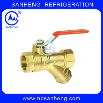 Brass Ball Valve with filter