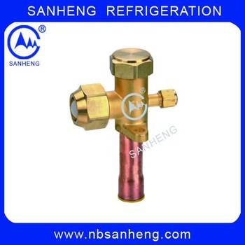 refrigeration service valve