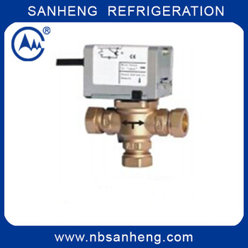 High Quality Three Way Brass Motorised Valve Of DF F 03 222