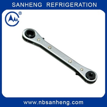 CT 123 Cheap Refrigeration Double <font color='red'>Socket</font> Ratchet <font color='red'>Wrench</font>