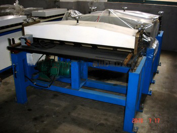 steel sheet groove machine
