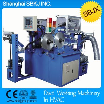 aluminum flexiable duct forming machine