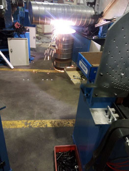 plasma cutter system for spiral tube machine,spiral tubeformer