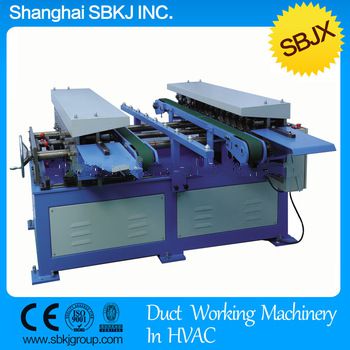 Duplex TDF flange forming machine with CE certificate