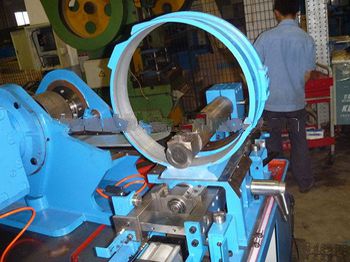 heat ventilation air conditioning duct forming machine