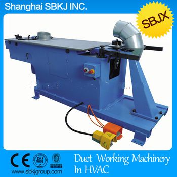 elbow making machine for spiral round duct