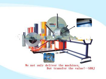 HVAC pipe making machine