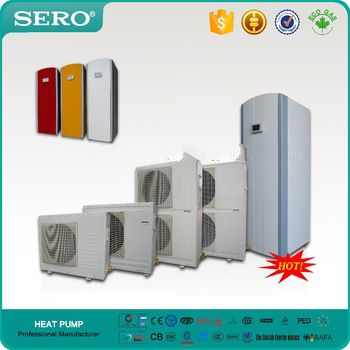 7-15KW DC Inverter All in One Air Source Heat Pump Water Heater, TUV CE Rohs EN14511, Bafa list