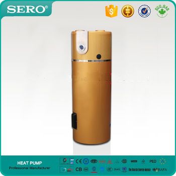 high COP Air Source Heat Pump Domestic Hot Water Heater with Magnesium stick,CE, Rohs, EN16147