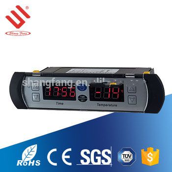 Dual window refrigeration cabinet digital temperature controller
