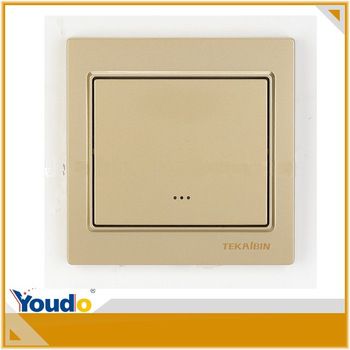 [TEKAIBIN] golden/champagne TZ55S Switch z-wave dimmer