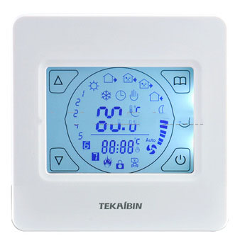 [TEKAIBIN] E92.713 three color built in sensor work in water heating system manual electric thermostat
