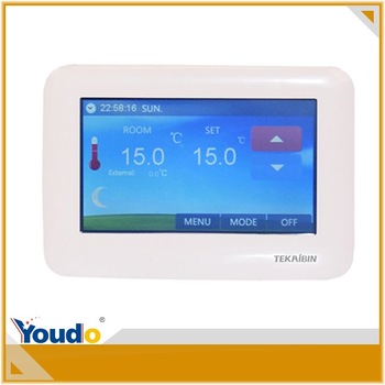 [TEKAIBIN] HT10.16 floor heating color touch digital room thermostat