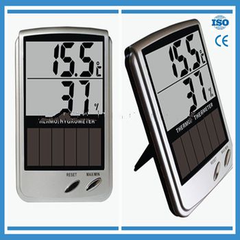 Refigerent Solar Energy thermometer hygrometer JW-200