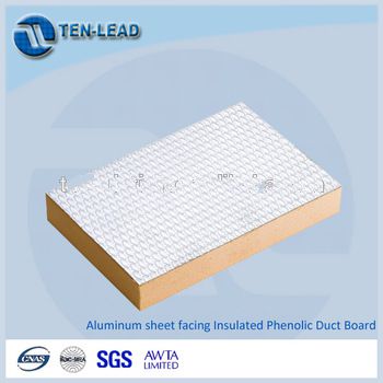 Ten-lead flame retardant insulation duct <font color='red'>panel</font>,<font color='red'>Phenolic</font> <font color='red'>Foam</font> <font color='red'>Pre</font>-<font color='red'>insulated</font> duct <font color='red'>Panel</font>,<font color='red'>HVAC</font> <font color='red'>ducting</font>