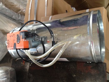 round Electric Variable Air Volume Damper