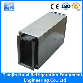 HVAC system ductwork rectangular soundproof muffler/silencer