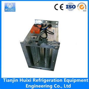HVAC system rectangular VAV air flow control damper