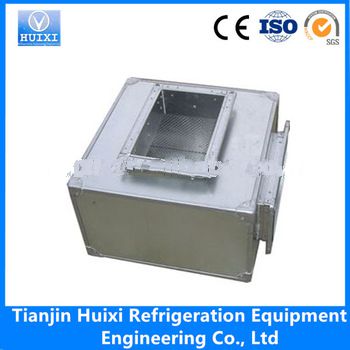 HVAC system diffuser air plenum box