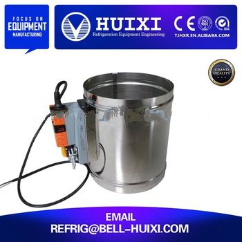 Hvac Circular electric vav controller with actuator