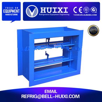 HVAC system manual air duct fire damper