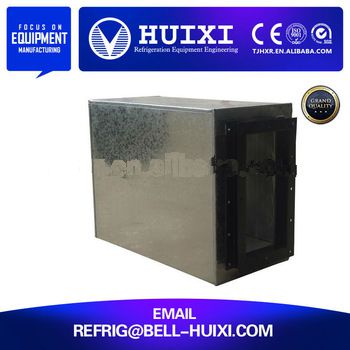 Galvanized steel sheet metal air flow plenum <font color='red'>box</font> <font color='red'>silencer</font>