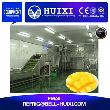 China Produce Fluidized Bed Quick Freezing Machine