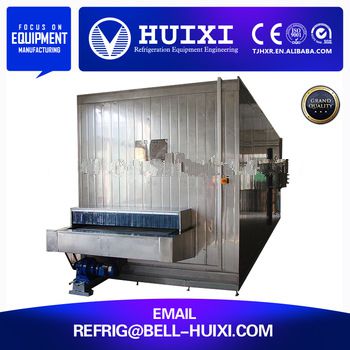 Professional Tunnel Freezing Equipment with Bitzer Condensing unit