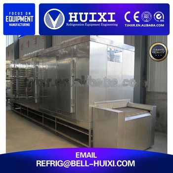 Cauliflower IQF Fluidized Quick Freezing Machine