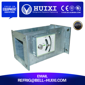 rectangular hvac constant flow damper with electric actuator
