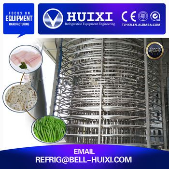 High Quality 304SS Spiral Freezing Machine for Sale
