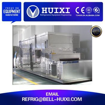 Iqf Fast Fish Tunnel Belt Freezing Machine Price