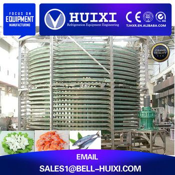 Seafood Quick Spiral Freezing Machines Manufacturer in China