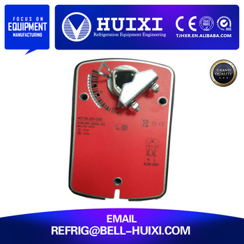 hvac spring return mini electric actuator used for fire dampers