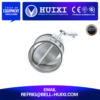 CE Motorized Air Spring Return Butterfly Damper Valve