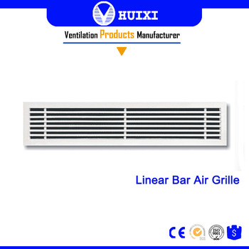 Aluminum Alloy Linear Air Supply Floor Air Grille Ventilation