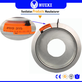 Round Duct Manual Control Damper Iris Valves