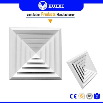 4 Way Aluminum Air Diffuser Air Duct Fresh Air Grill - Coowor.com