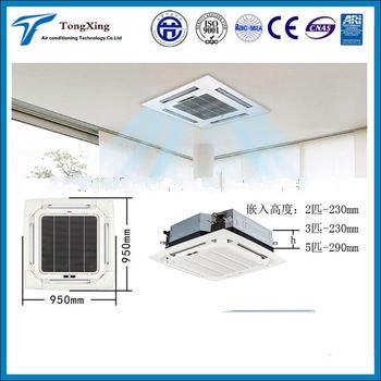 8 way air supply cassette type air conditioner