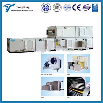 mixed air,filter,dehumidifier air handling unit functions