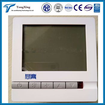 Digital cabinet fan air conditioner thermostat