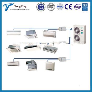 VRF multi split type wall mounted air conditioner