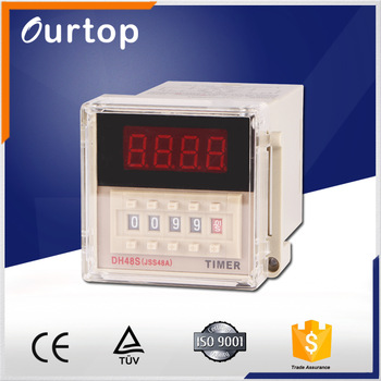 Electric Digital DH48S Relay 24V 220V Time Delay Relay 0.01s-99hours 99 minutes