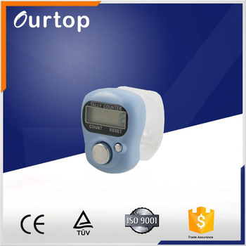 Bule Row Finger Counter LCD Electronic Digital Tally Counter