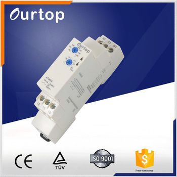 ATMM1 DIN Rail Mountable Timer With Multiple Settings AC/DC24-240V time delay relay